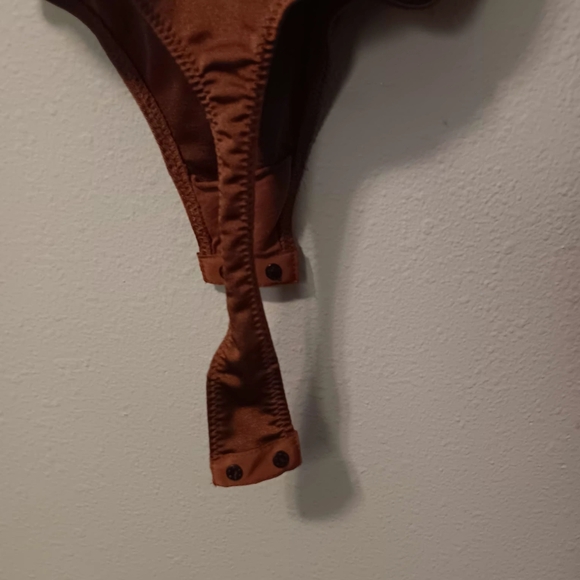Free People Chocolate Brown Long Sleeve Bodysuit - Picture 5 of 16